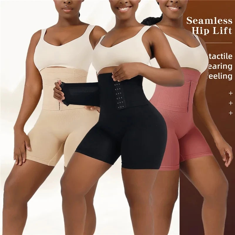 Shaping Shapewear Shorts – High-waisted panties with tummy control, butt lifting, and hook closure. Comfortable and effective shaping for a defined silhouette.