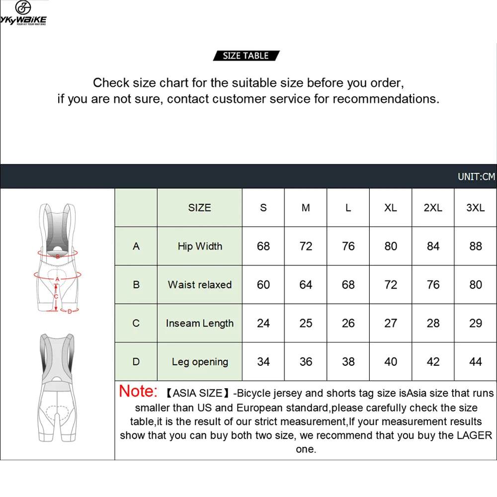 Fahrrad Bib Shorts – Gepolsterte Radhose für Herren, Ideal für lange Fahrten & MTB