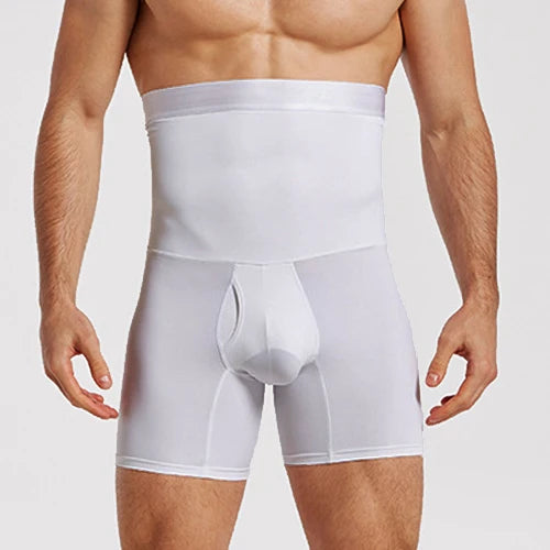 Hochtaillierte Kompressions-Shorts für Männer – formt Bauch und Taille, stützend und ideal für eine schlanke Silhouette im Alltag.