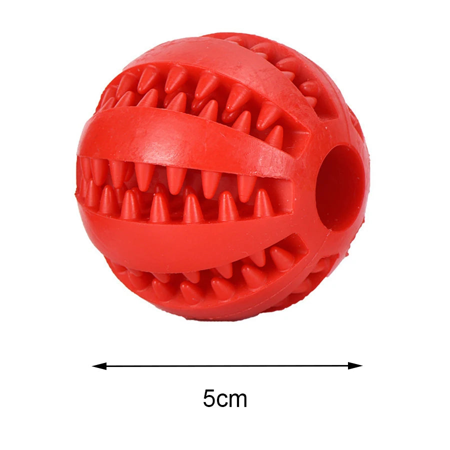 Interaktiver Hundespielball – Elastischer Kauball zur Zahnpflege mit Geräuscheffekt