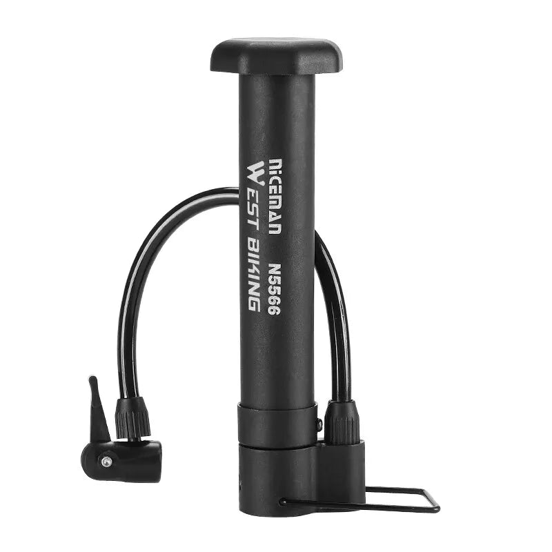 Fahrradpumpe – Handpumpe mit 80 PSI, geeignet für Schrader-Ventile, ideal für Reifen und Ballons