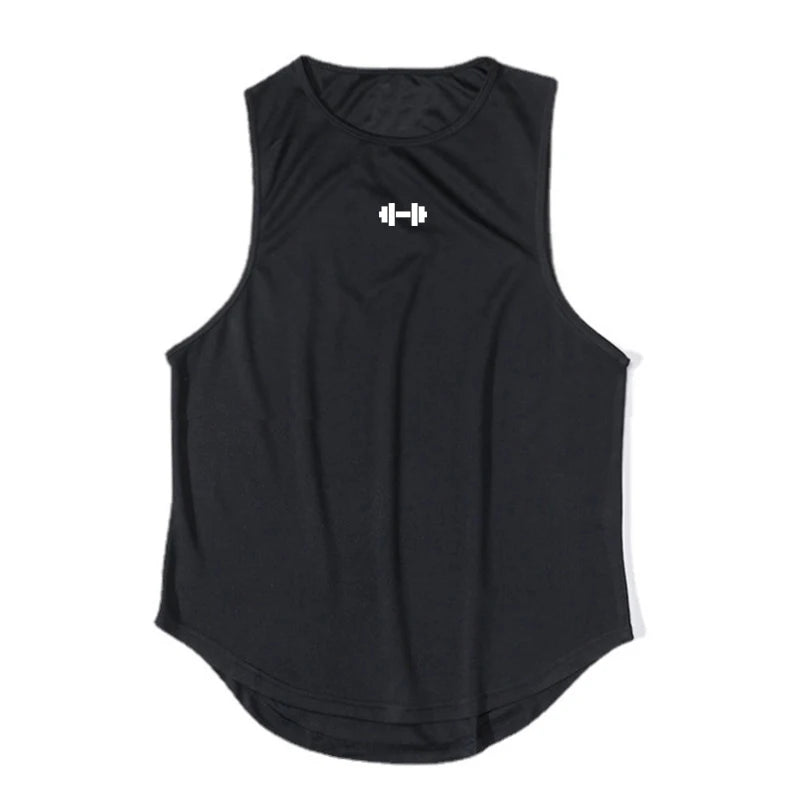 Leichtes, schnelltrocknendes Gym-Tanktop – locker geschnitten, atmungsaktiv und ideal fürs Training oder sportliche Streetwear.