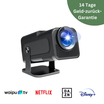 LUMEO ULTRA - Projektor mit nativer 1080P & 4K-Unterstützung – Android 11, 390 ANSI Lumen, Dual WiFi 6 & BT 5.0, ideal für Heimkino & Outdoor