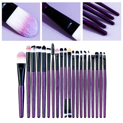 Make-up Pinselset – 20-teiliges Set für Foundation, Eyeliner, Lidschatten, Rouge und Blending