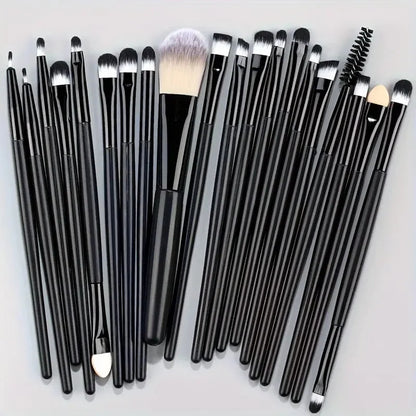 Make-up Pinselset – 20-teiliges Set für Foundation, Eyeliner, Lidschatten, Rouge und Blending