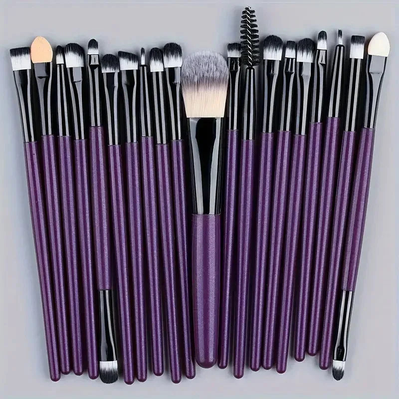 Make-up Pinselset – 20-teiliges Set für Foundation, Eyeliner, Lidschatten, Rouge und Blending
