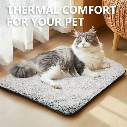 Coperta per animali domestici auto-riscaldante – Materassino lavabile con nucleo riflettente per il calore per cani e gatti