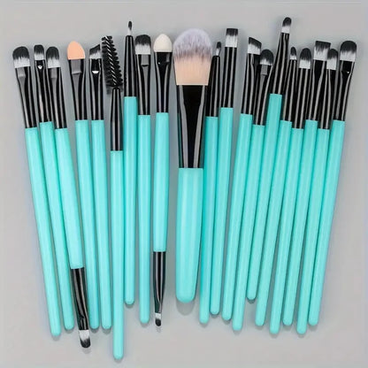Make-up Pinselset – 20-teiliges Set für Foundation, Eyeliner, Lidschatten, Rouge und Blending