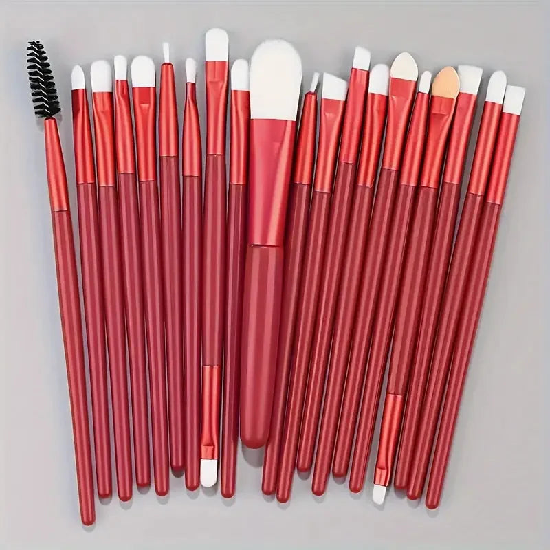 Make-up Pinselset – 20-teiliges Set für Foundation, Eyeliner, Lidschatten, Rouge und Blending