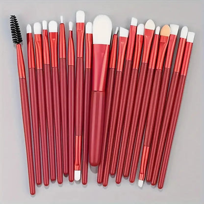 Make-up Pinselset – 20-teiliges Set für Foundation, Eyeliner, Lidschatten, Rouge und Blending