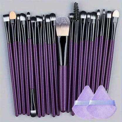 Make-up Pinselset – 20-teiliges Set für Foundation, Eyeliner, Lidschatten, Rouge und Blending