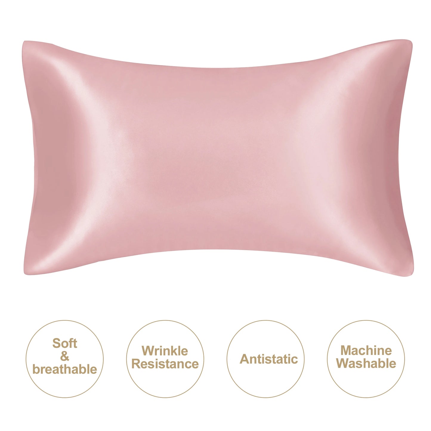 JuwenSilk Kissenbezug aus Maulbeerseide – extra glatt, haut- und haarfreundlich, luxuriös und perfekt für erholsamen Schlaf.