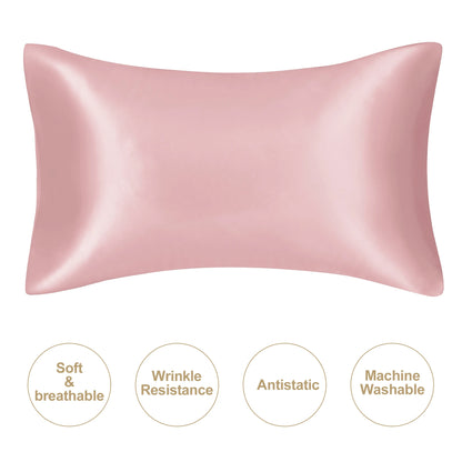 JuwenSilk Kissenbezug aus Maulbeerseide – extra glatt, haut- und haarfreundlich, luxuriös und perfekt für erholsamen Schlaf.