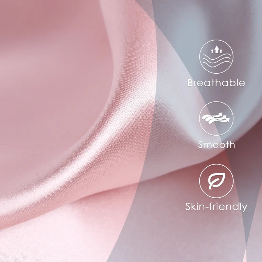 JuwenSilk Kissenbezug aus Maulbeerseide – extra glatt, haut- und haarfreundlich, luxuriös und perfekt für erholsamen Schlaf.