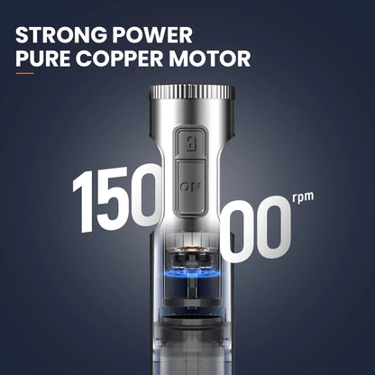 Stabmixer 4-in-1 mit 1000W Leistung – Edelstahlgehäuse, inkl. 700ml Mixbecher, 500ml Zerkleinerer & Schneebesen, ideal für vielseitige Küchenaufgaben.