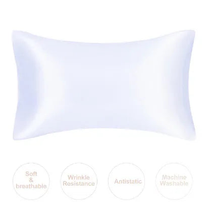 JuwenSilk Kissenbezug aus Maulbeerseide – extra glatt, haut- und haarfreundlich, luxuriös und perfekt für erholsamen Schlaf.
