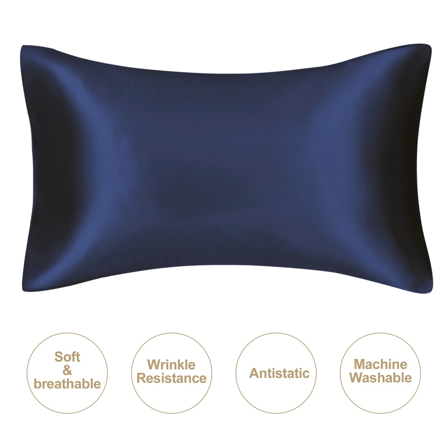 JuwenSilk Kissenbezug aus Maulbeerseide – extra glatt, haut- und haarfreundlich, luxuriös und perfekt für erholsamen Schlaf.