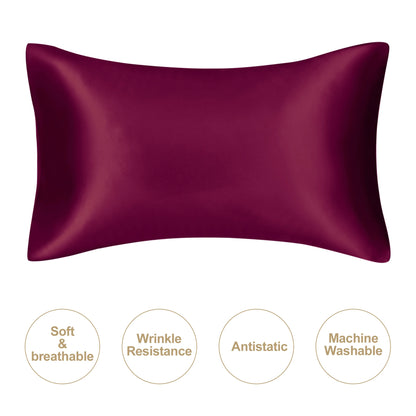 JuwenSilk Kissenbezug aus Maulbeerseide – extra glatt, haut- und haarfreundlich, luxuriös und perfekt für erholsamen Schlaf.