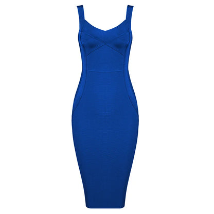 Rayon Bandage Kleid – Ärmelloses Bodycon-Kleid in Grün, Lila oder Pink, Elegantes Design für Cocktail & Party