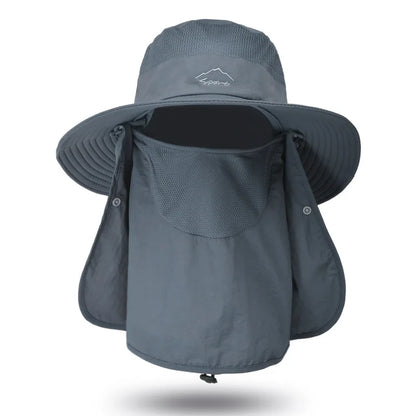 Wasserfester Bucket Hat mit Sonnenschutz – leicht, atmungsaktiv und ideal für Angeln, Wandern, Garten oder Strand.