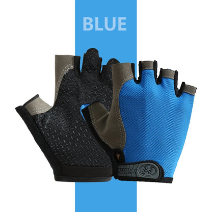 Atmungsaktive Halbfingerhandschuhe mit Anti-Rutsch-Grip – leicht, bequem und ideal für Fitness, Radfahren oder Sommeraktivitäten.