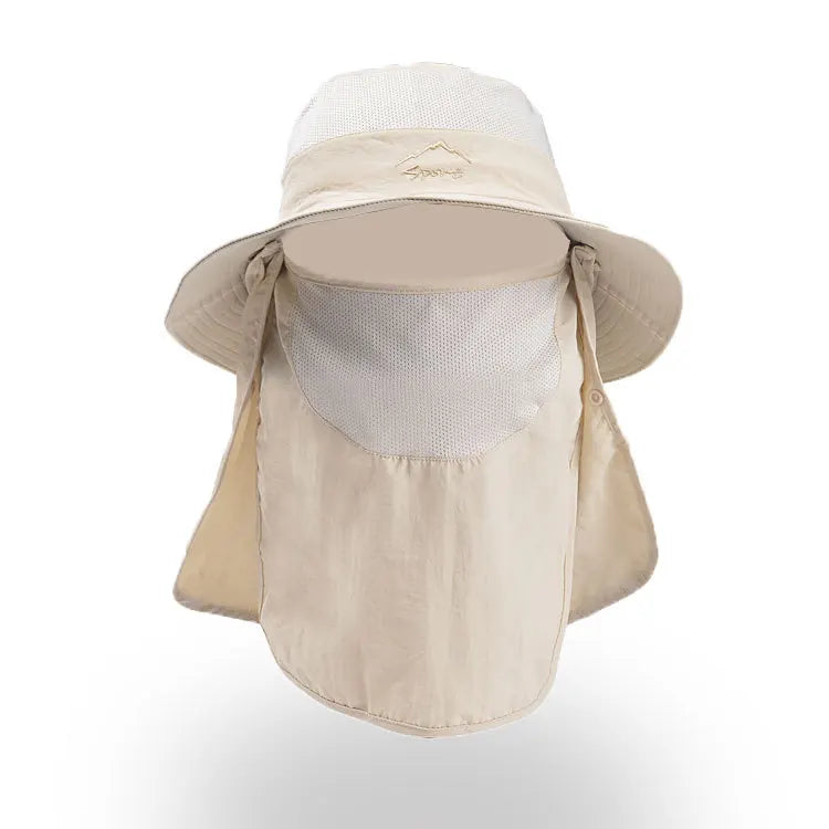 Wasserfester Bucket Hat mit Sonnenschutz – leicht, atmungsaktiv und ideal für Angeln, Wandern, Garten oder Strand.
