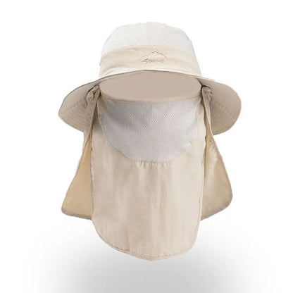 Wasserfester Bucket Hat mit Sonnenschutz – leicht, atmungsaktiv und ideal für Angeln, Wandern, Garten oder Strand.