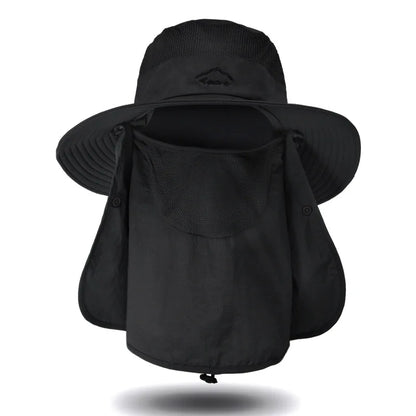 Wasserfester Bucket Hat mit Sonnenschutz – leicht, atmungsaktiv und ideal für Angeln, Wandern, Garten oder Strand.