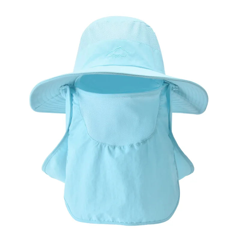 Wasserfester Bucket Hat mit Sonnenschutz – leicht, atmungsaktiv und ideal für Angeln, Wandern, Garten oder Strand.