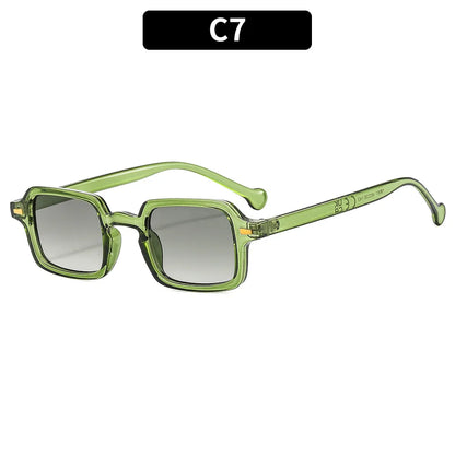 Luxuriöse rechteckige Sonnenbrille im Vintage-Stil – unisex, UV400 & Anti-Glare, ideal für elegante Alltags- oder Sommer-Looks.