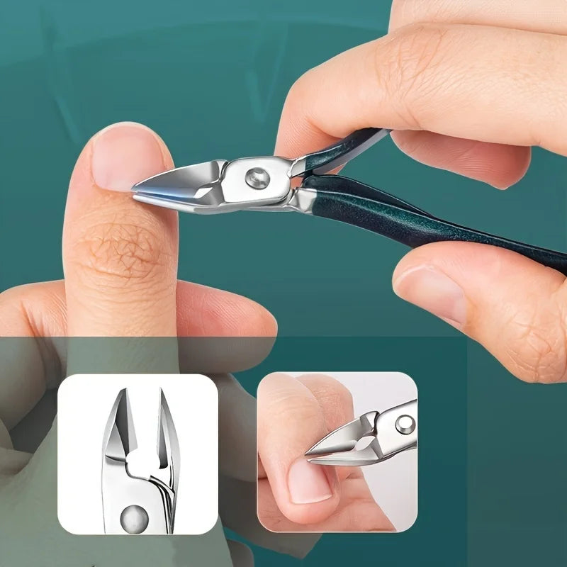 Maniküre & Pediküre Set – Hochwertiges Edelstahl-Set mit 7/10/12/18 Teilen inklusive Nagelknipser, im praktischen Reiseetui
