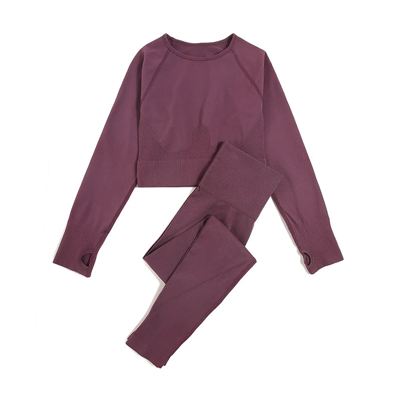 Yoga-Set mit 2–4 Teilen – Sport-Bra, Leggings & mehr für einheitliche, bequeme und stylische Fitness-Looks.