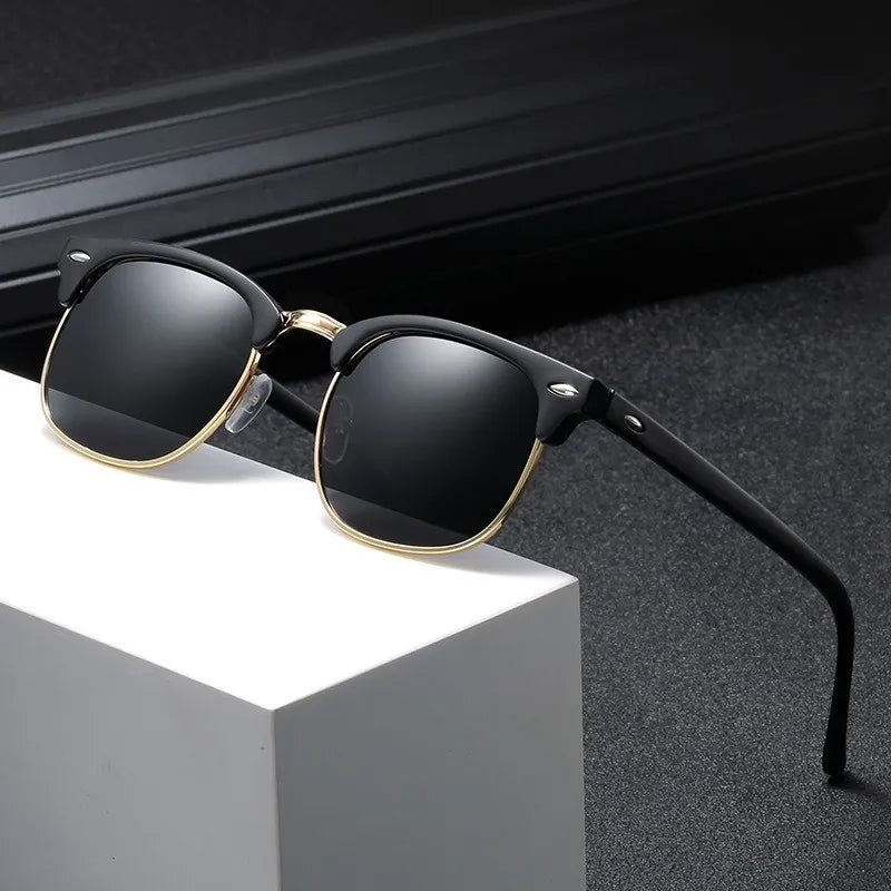 Klassische Sonnenbrille mit ovalem Rahmen & UV-Schutz – unisex, leicht und ideal für Sommer, Autofahren & Alltagslooks.
