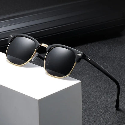 Klassische Sonnenbrille mit ovalem Rahmen & UV-Schutz – unisex, leicht und ideal für Sommer, Autofahren & Alltagslooks.