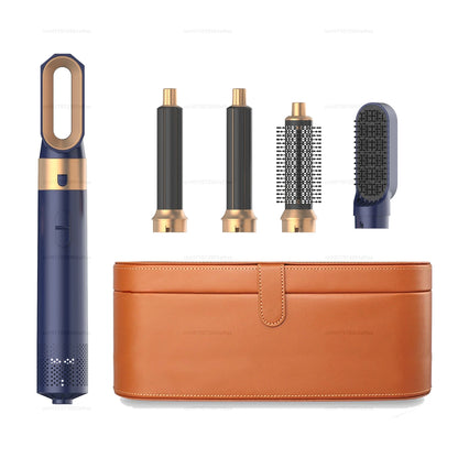 5-in-1 Haarstyler – Multifunktionales Gerät zum Locken, Glätten, Föhnen und Stylen. Inklusive Haarbürste für vielseitige Looks mit nur einem Tool.