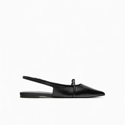 Flache Slingback-Mules mit spitzer Kappe – leicht, stylisch und ideal für jeden Tag