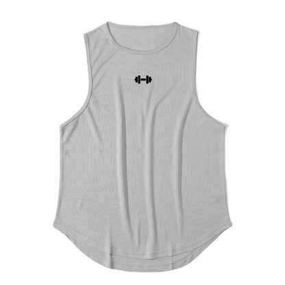 Leichtes, schnelltrocknendes Gym-Tanktop – locker geschnitten, atmungsaktiv und ideal fürs Training oder sportliche Streetwear.