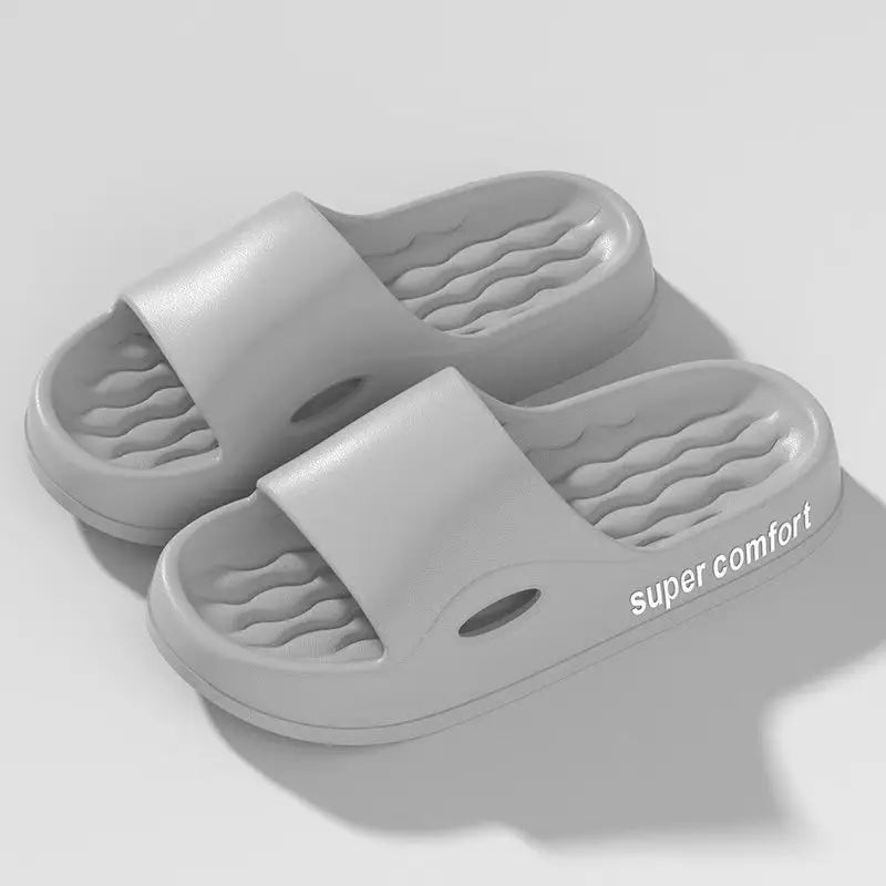 Weiche Plattform-Slides mit dicker Sohle – rutschfest, bequem und perfekt für Bad, Strand & Zuhause