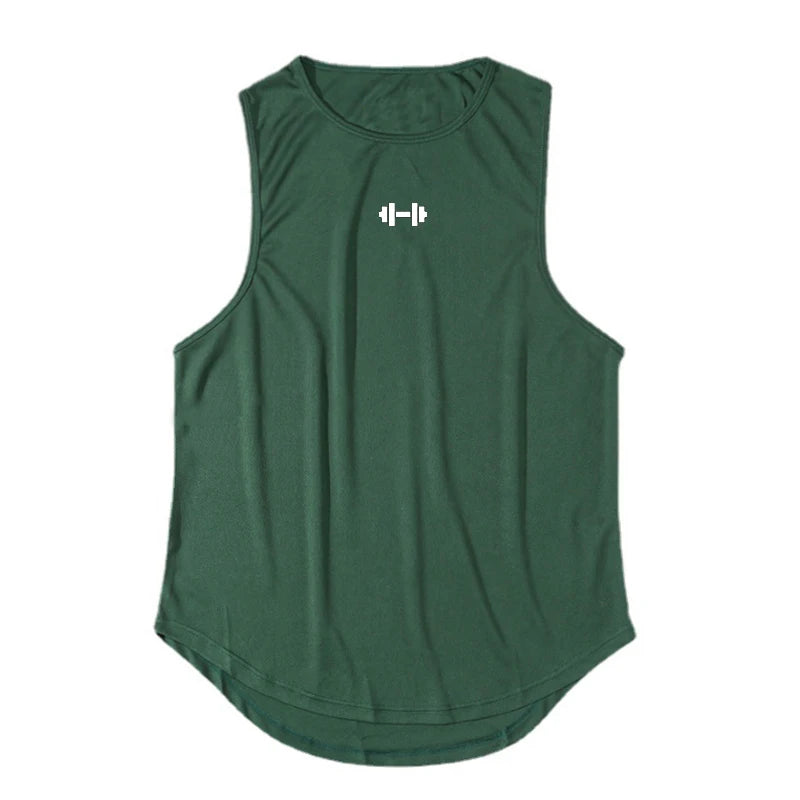 Leichtes, schnelltrocknendes Gym-Tanktop – locker geschnitten, atmungsaktiv und ideal fürs Training oder sportliche Streetwear.