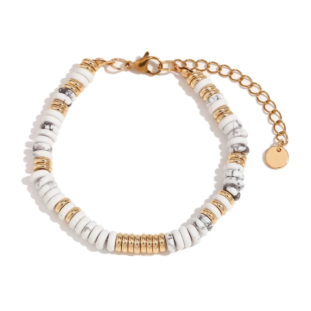 MamacitaSlay Armband mit Jade, Tigerauge, Howlith, Malachit & Achat – stilvoller Mix aus Natursteinen für Glück, Balance & Gesundheit.