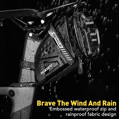 Wasserdichte Fahrradsatteltasche – Robuster Stauraum mit Reflektoren für MTB & Rennrad