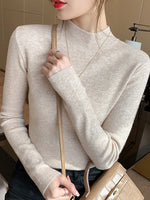 Rollkragenpullover – Eleganter Strickpullover mit Langarm & Stretch für stilvollen Komfort