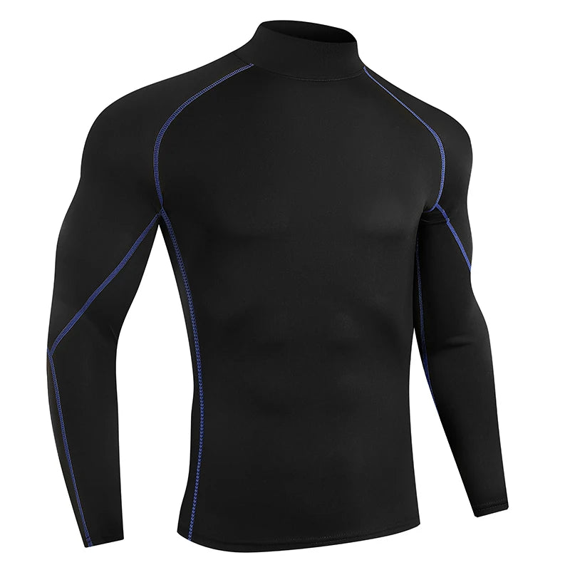 Schnelltrocknendes Kompressionsshirt mit langen Ärmeln – eng anliegend, atmungsaktiv und ideal für Running, Gym oder Training.