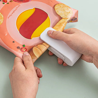 Mobiles Versiegelungsgerät – Kunststoffbeutel-Verschluss für Lebensmittelaufbewahrung und Snacks