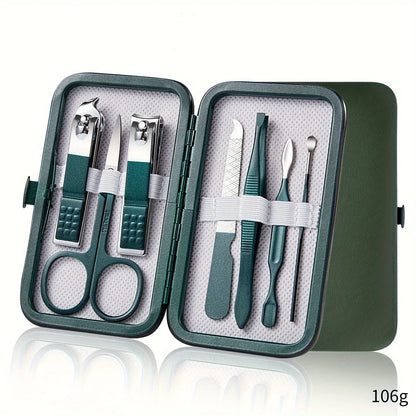 Maniküre & Pediküre Set – Hochwertiges Edelstahl-Set mit 7/10/12/18 Teilen inklusive Nagelknipser, im praktischen Reiseetui