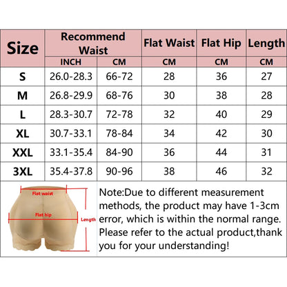 Padded push-up panties with a butt-lifting effect – shaping, comfortable, and ideal for a rounder silhouette under any clothing.