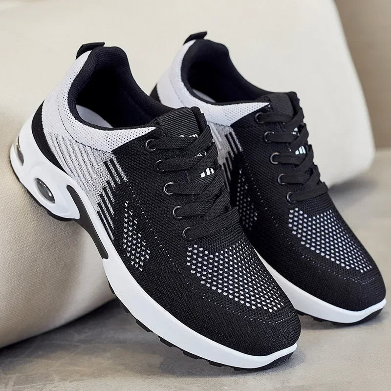 Leichte Damen-Laufschuhe mit atmungsaktivem Mesh & Air-Cushion-Sohle – bequem, schnelltrocknend und ideal für Sport, Training oder Alltag.