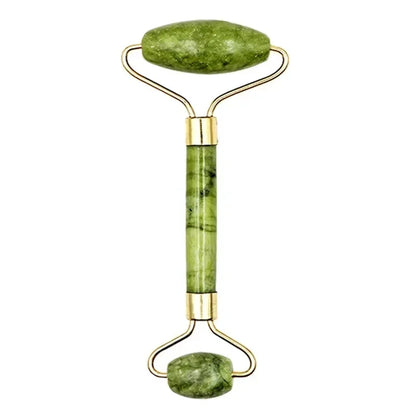 Gua Sha & Jade-Roller Set aus Naturstein – ideal für Gesichtsmassage, Hautpflege und entspannende SPA-Momente zu Hause.