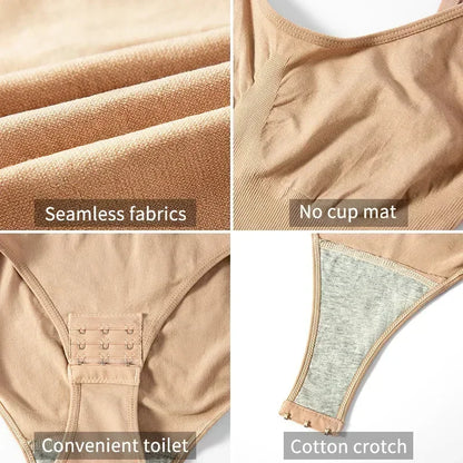Nahtloser Shaping Bodysuit – Figurformende Unterwäsche mit Bauchkontrolle und Po-Lifting. Glattes, komfortables Design für eine perfekte Silhouette.