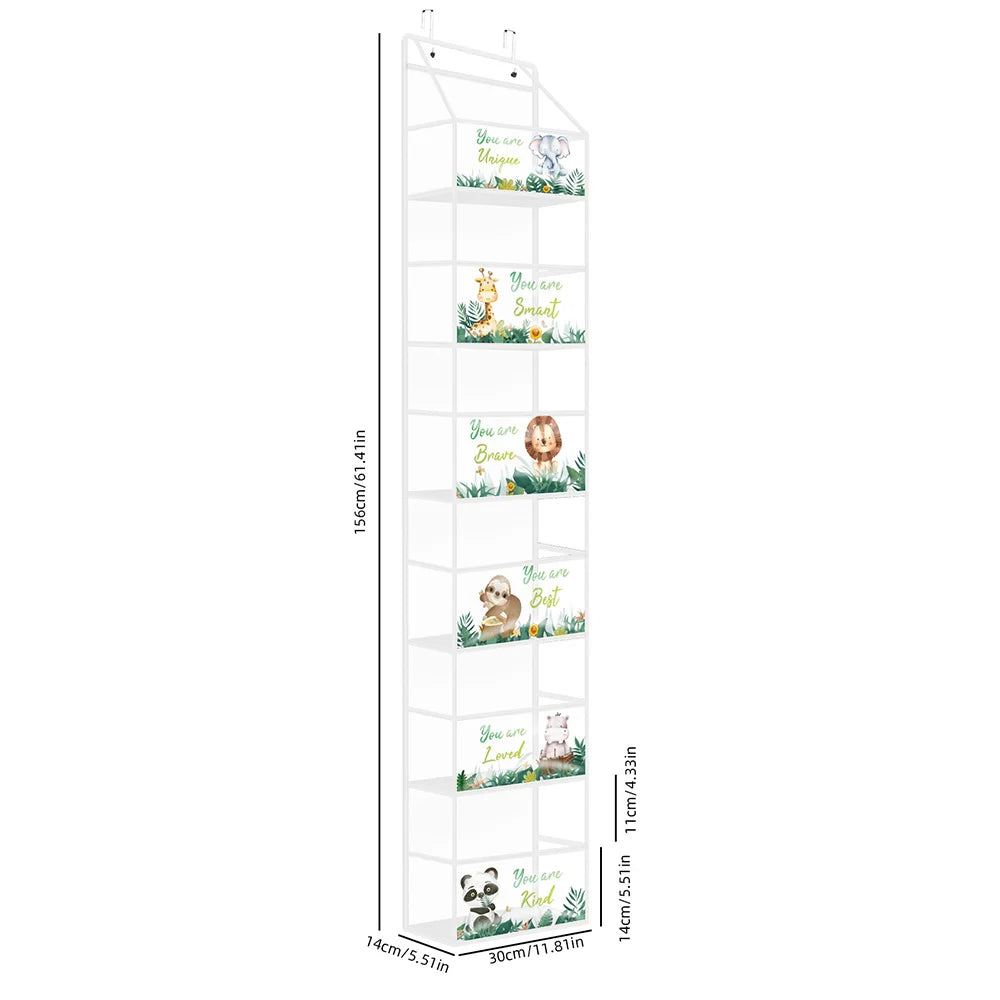 Türhängender Organizer mit 4/6 Fächern – ideal zur Aufbewahrung von Kosmetik, Accessoires oder Kleinteilen in Bad, Schlafzimmer oder Flur.